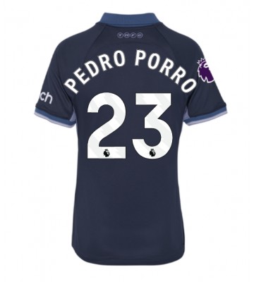 Tottenham Hotspur Pedro Porro #23 Bortatröja Dam 2023-24 Kortärmad